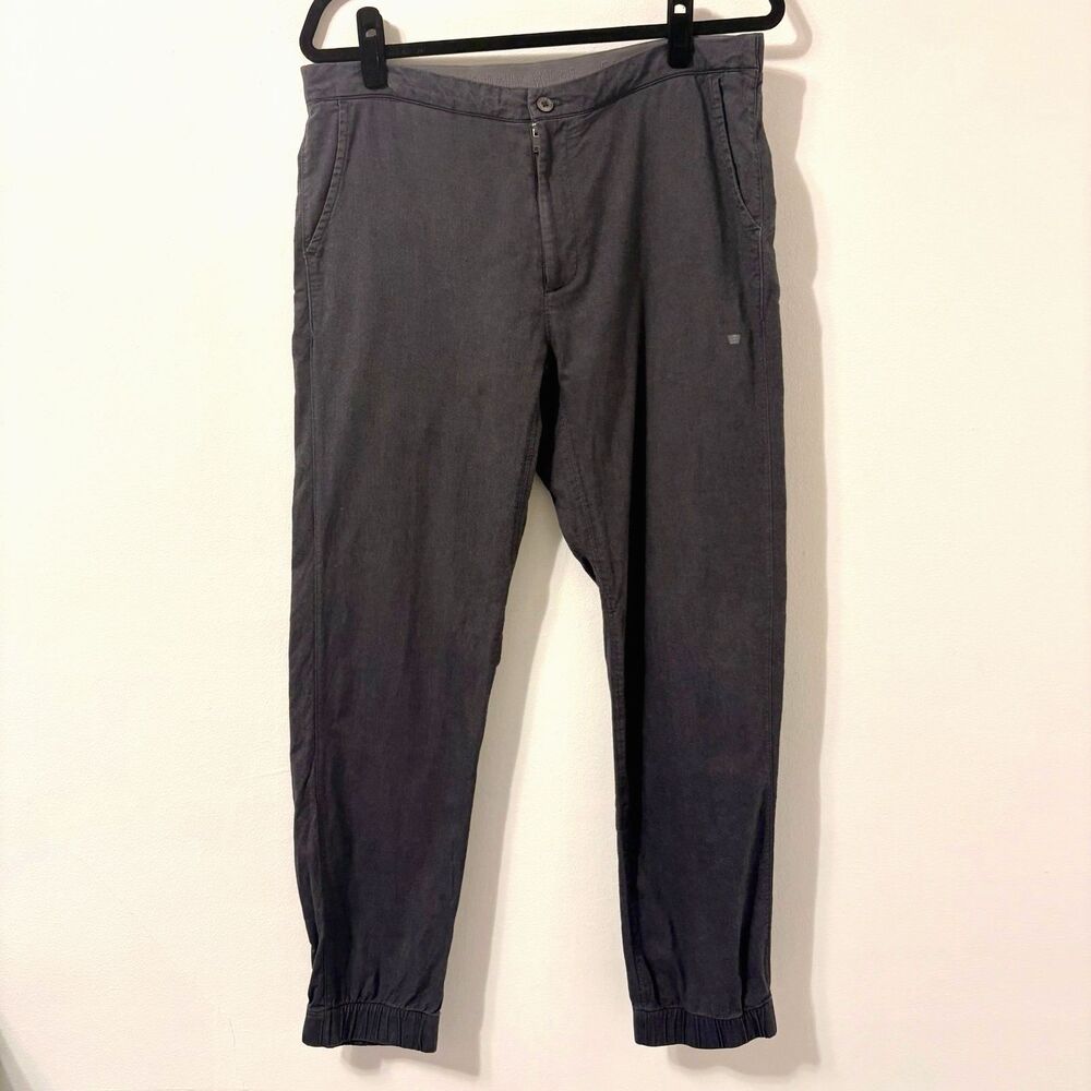 Mack Weldon Gray Drawstring Jogger Pants Sz L